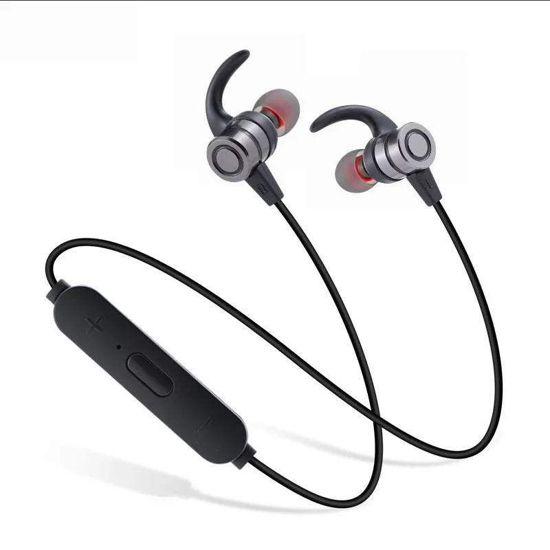 

JS Wireless Bluetooth Earphone Waterproof Sport HIFI Stereo Headphone Running Magnetic Absorption Phone Microphone Headset