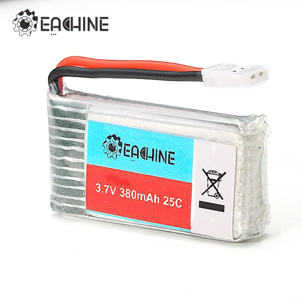 Аккумулятор Eachine 3 7 В 380 мАч 25C для Hubsan H107 H107L H107C H107D | Игрушки и хобби