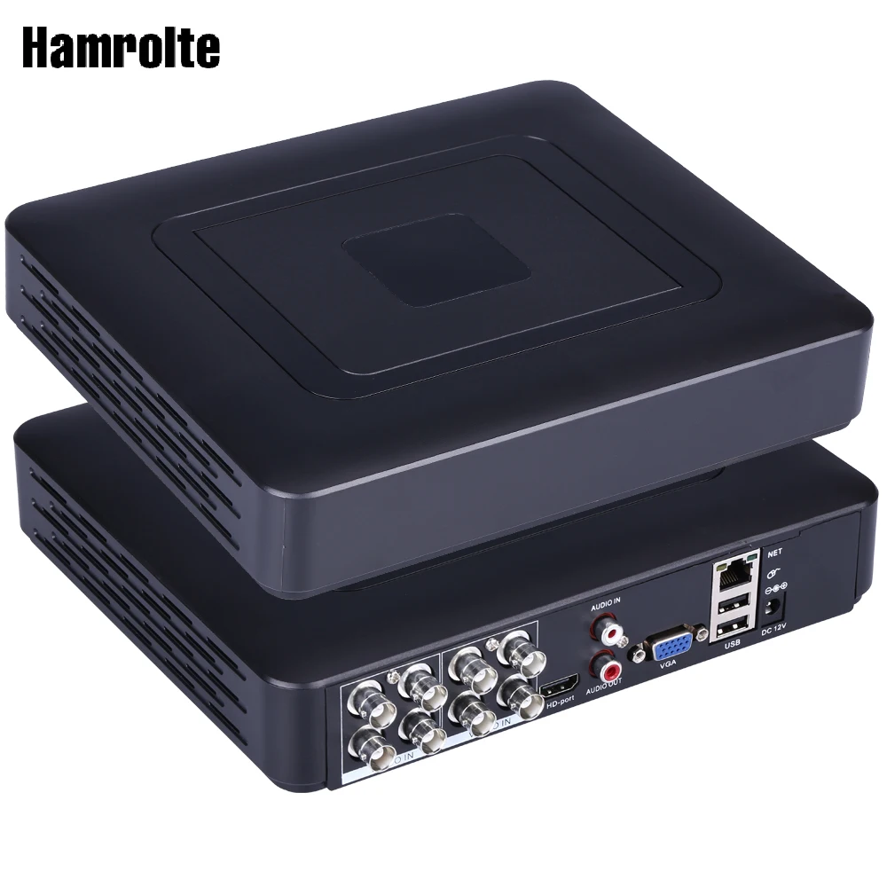 Hamrolte CCTV DVR 8CH 1080N TVI. CVI. AHD-NH 5в1 гибридный цифровой видеорегистратор безопасности DVR детектор движения, приложение удаленный доступ