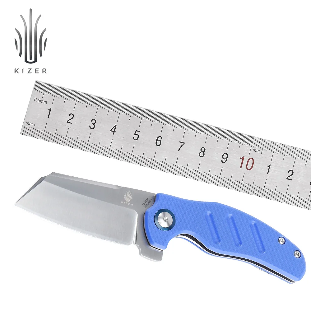 Тактический нож Kizer C01C V3488C3, мини овчарка, новинка, g10, нож для самозащиты, edc ножи