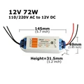 12V 72W