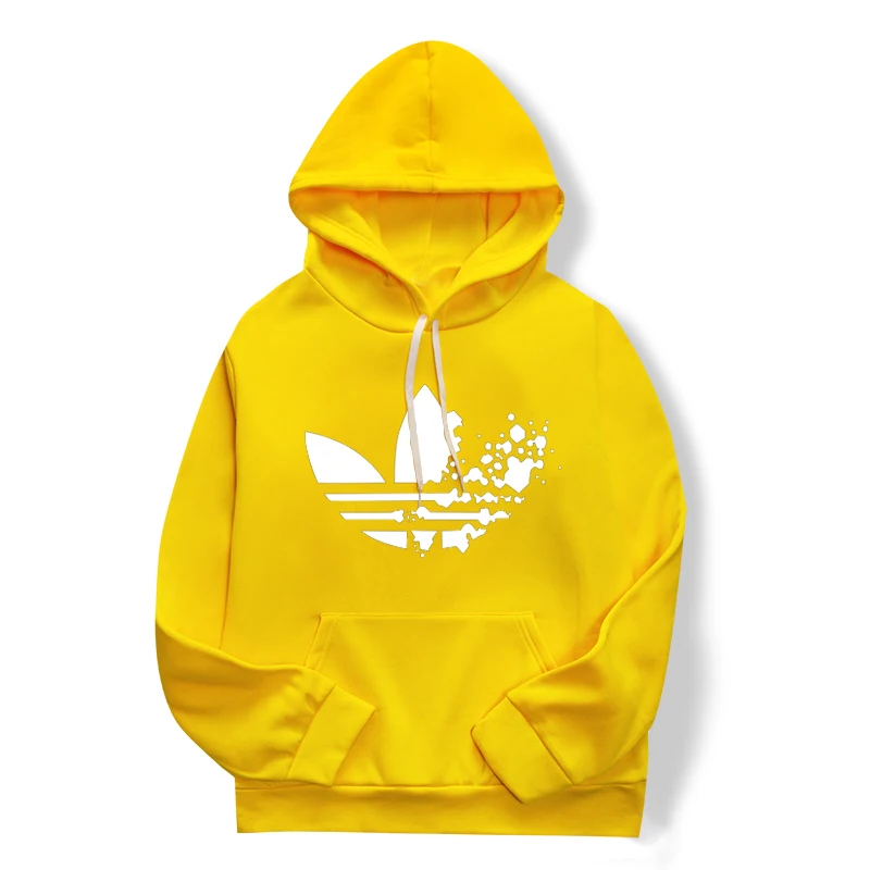 

New plain printed sweatshirt women's pullover spring and autumn casual hooded sport hoodie available for men and women