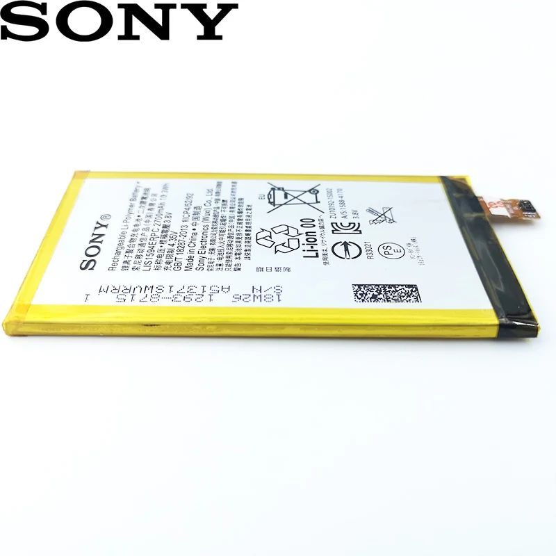 Sony 2700 мА/ч, LIS1594ERPC Батарея для sony Xperia F5321 Z5C Z5 мини E5823 Z5 компактный натуральная C6 F3216 F3215 F3216Xc