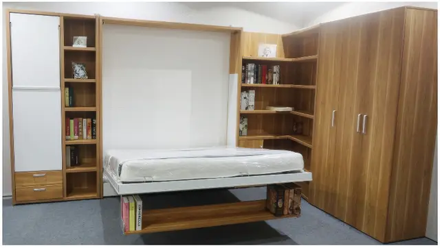 Customized Folding Bed Small House Wallbed Wall Bed Multifuntion