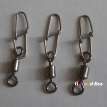 100 шт. рыболовная приманка линия соединитель крест замок