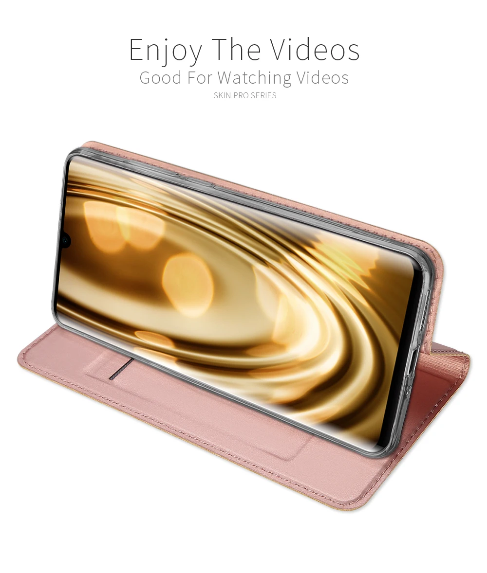 Для huawei P30 Pro Чехол для телефона модные кожа флип Стенд Card адсорбционной для huawei P30 дело против осень