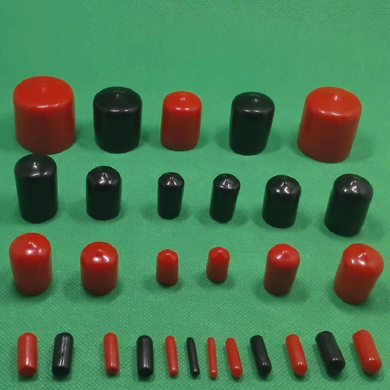 200pcs/lot 5.5mm End cap PVC Plastic Cable wire thread waterproof cover