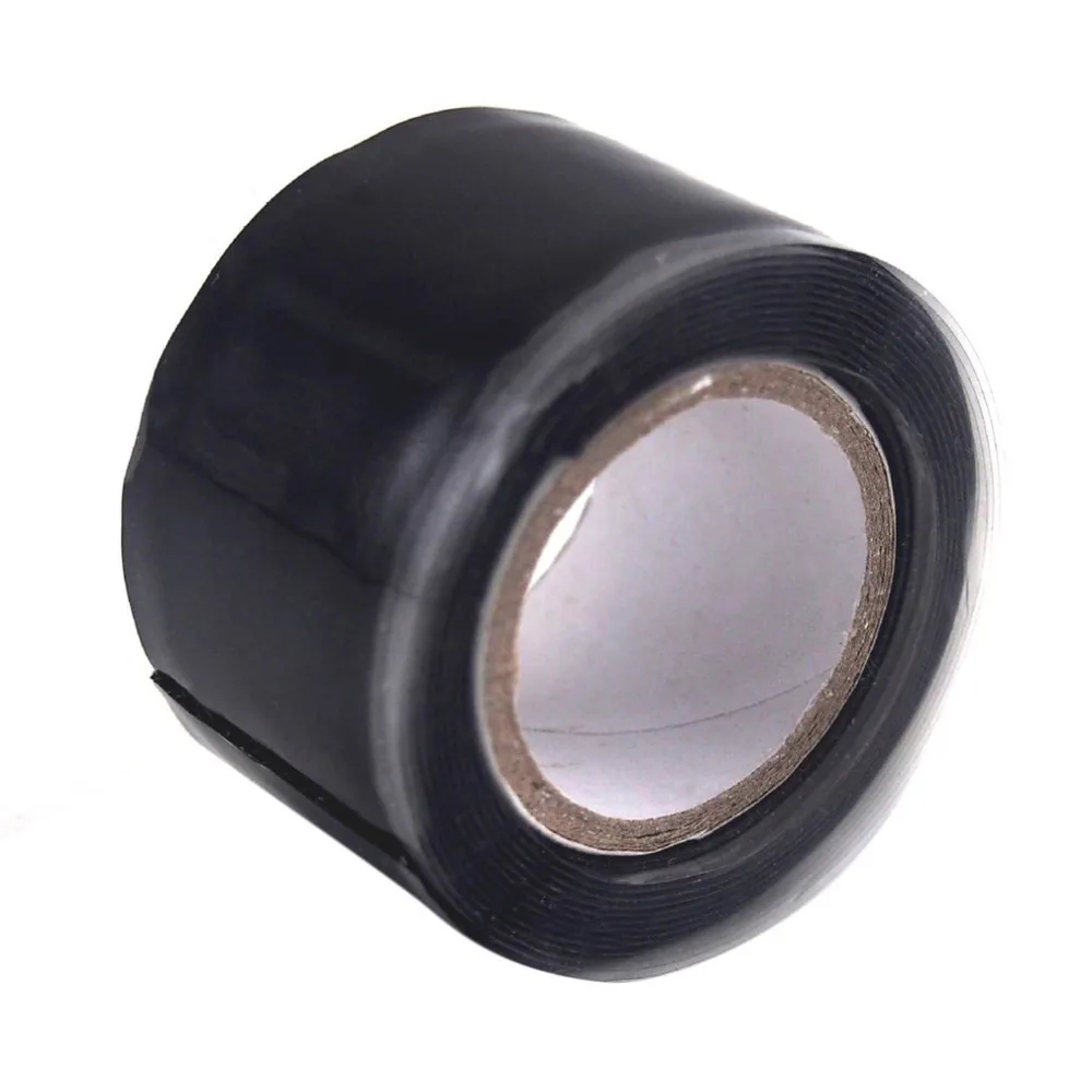 

3m/1.5m Black Silicone Tape Waterproof Repair Bonding Sealing Tapes Rescue Self Adhesive Fusing Wire Tools Hose Pipe