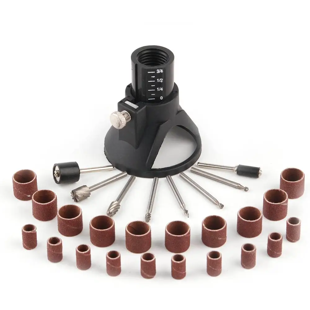 

29 Pcs Mini Drill Woodworking Drilling Bit Set Accessories For Power Rotary Tool Set New