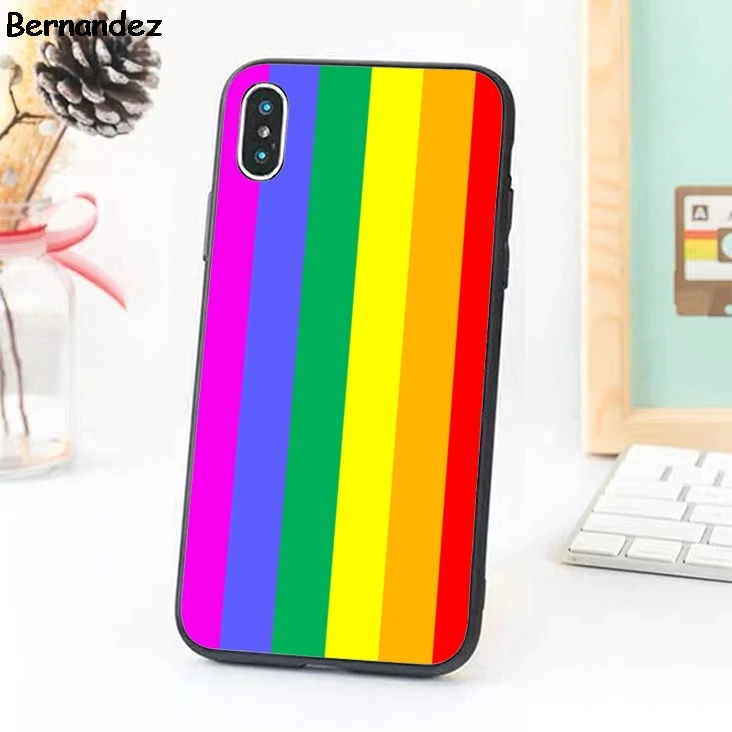 Чехол для телефона Bernandez Gay Lesbian Pride Flag LGBT iPhone 6 S 7 8 X XR XS max 5 5S SE Samsung Galaxy S5 S6 S7 edge S8 S9 Plus |