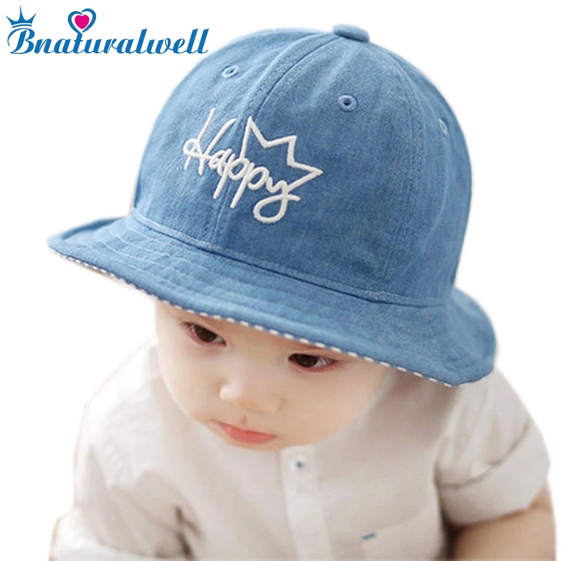 Bnaturalwell Baby Boy Bucket Hat Panama Girls Sun Hat With Brim Kids