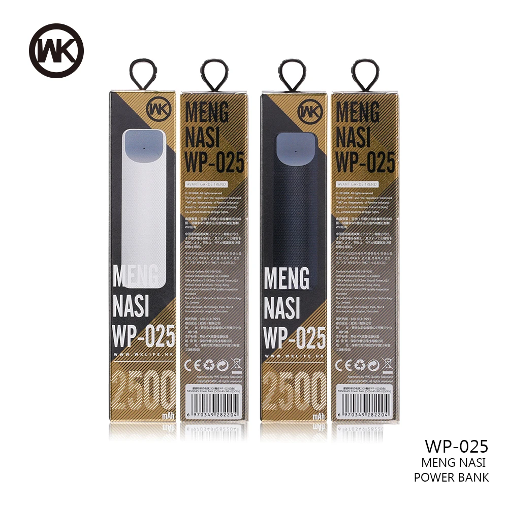 WKDESIGN Mini Power Bank Portable Charger Mi Powerbank Solar External Battery Pack for iPhone X Xiaomi Battery Bank Power Supply