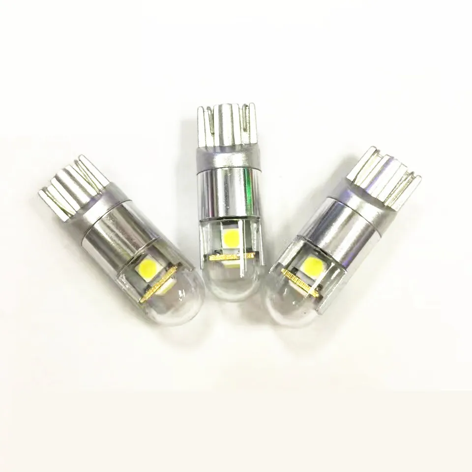

2017 SUPER BRIGHT T10 3030 3SMD 3LED 9V-28V electrodeless non-polar constant current CC permanent current error free canbus CAR