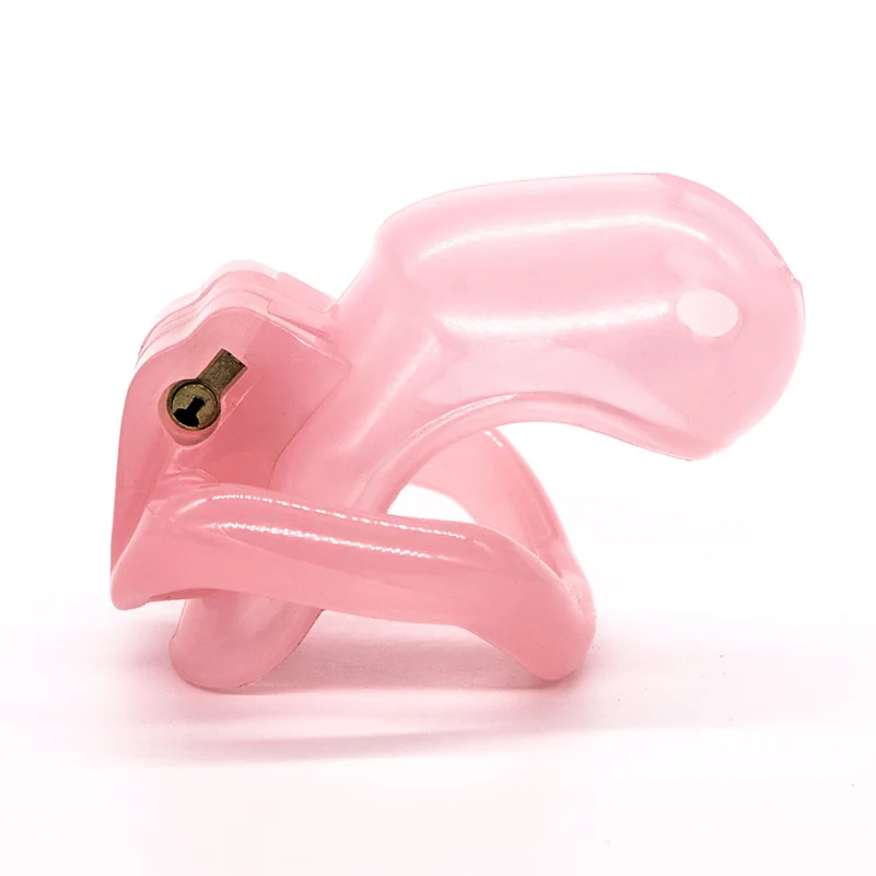 Прибор верности для мужчин Pink The Nano HT V3 клетка члена с кольцом на пенис 4 размера