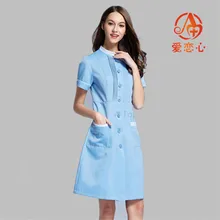 Женская медицинская Униформа салон красоты костюм медика медсестры униформа стоматологическая клиника с длинными рукавами одежда Slim Fit-A& X