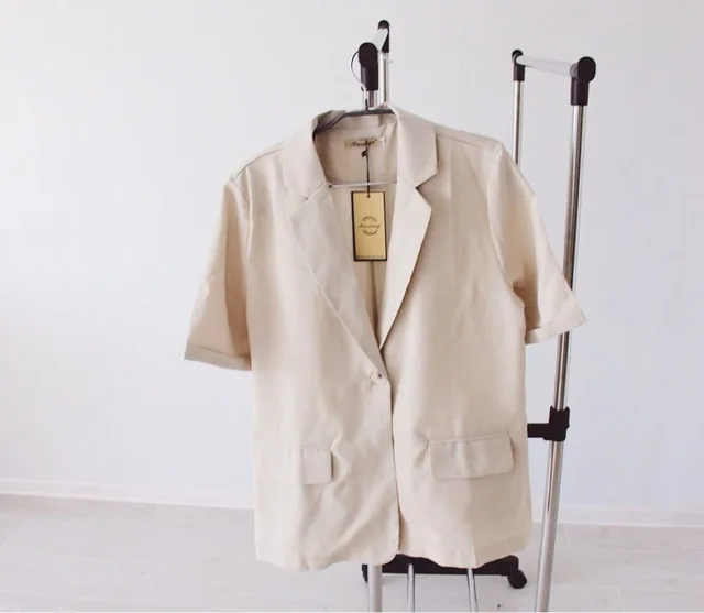 Summer Pure Color Short Suits for Women Stylish Blazer & Hot Shorts Office Girl Suit Female 2 Piece Set 2018 Feminino