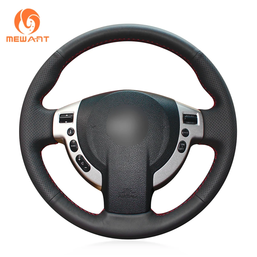 Buy MEWANT Black Artificial Leather Car Steering Wheel