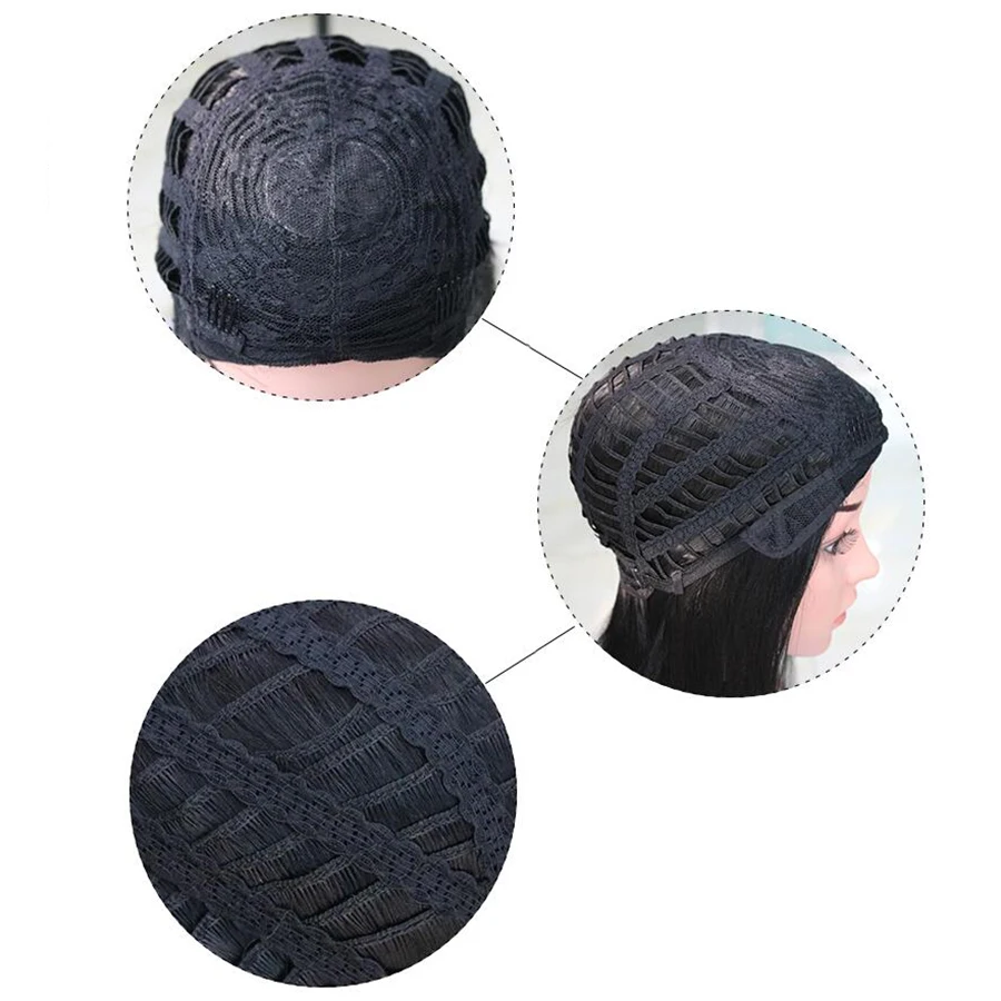 Soowee Ombre Синий парик синтетические волосы короткие парики для черных женщин Боб