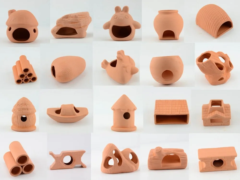 

Aquarium landscaping clay pots dodge hole fish dodge house spawning pots pot shrimp house shrimp nest shrimp pot shaped fish