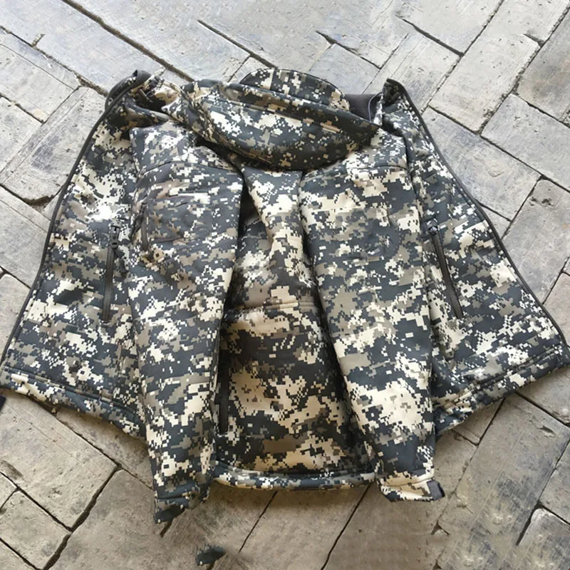 

Outdoor Jackets Tactical uniform Wear-resisting Windbreak Keep warm Windbreak Soft shell Mountaineering children waterproof