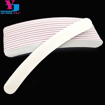 

20pcs White Nail File Sanding Polishing Block Papers and Foam Lime Buffering Tips Nail Buffers Pedicure Salon Accessories Tools