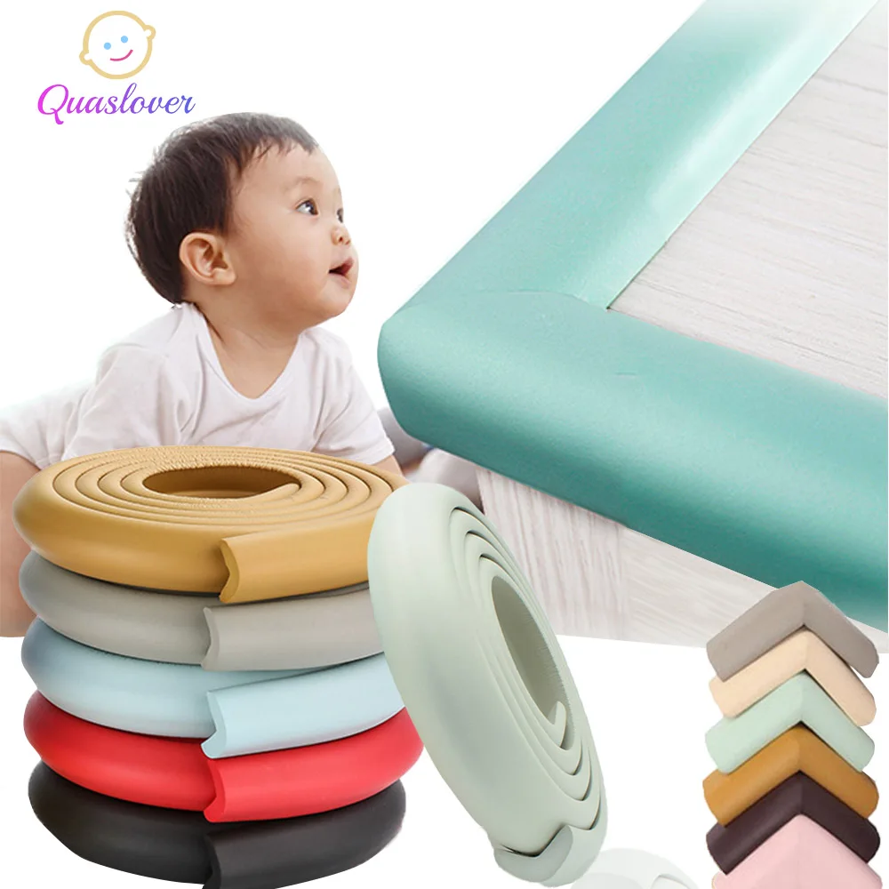 2M Kids Baby Safety Foam Rubber Bumper Strip Safety Table Edge Corner Protector