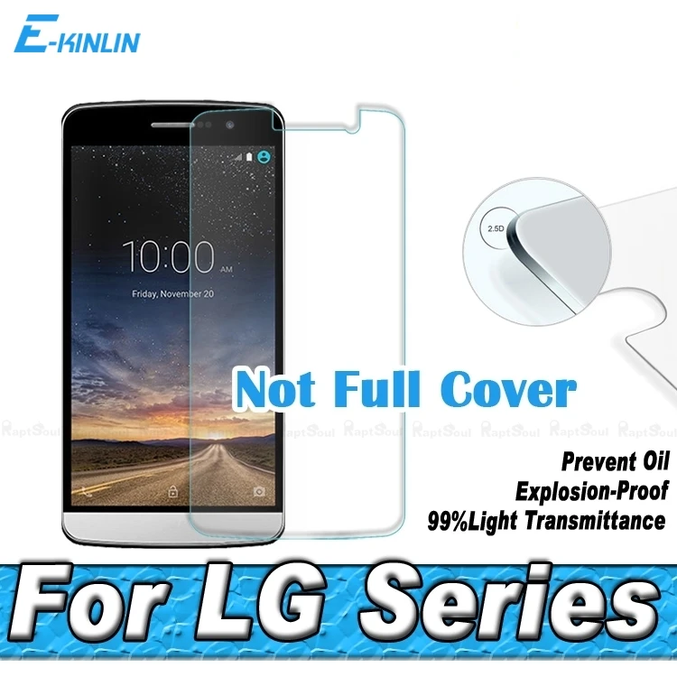 

Tempered Glass Screen Protector For LG Ray Zone Spirit C70 Leon C40 Joy G Flex Pro Vista Stylus L Bello 2 Protective Film