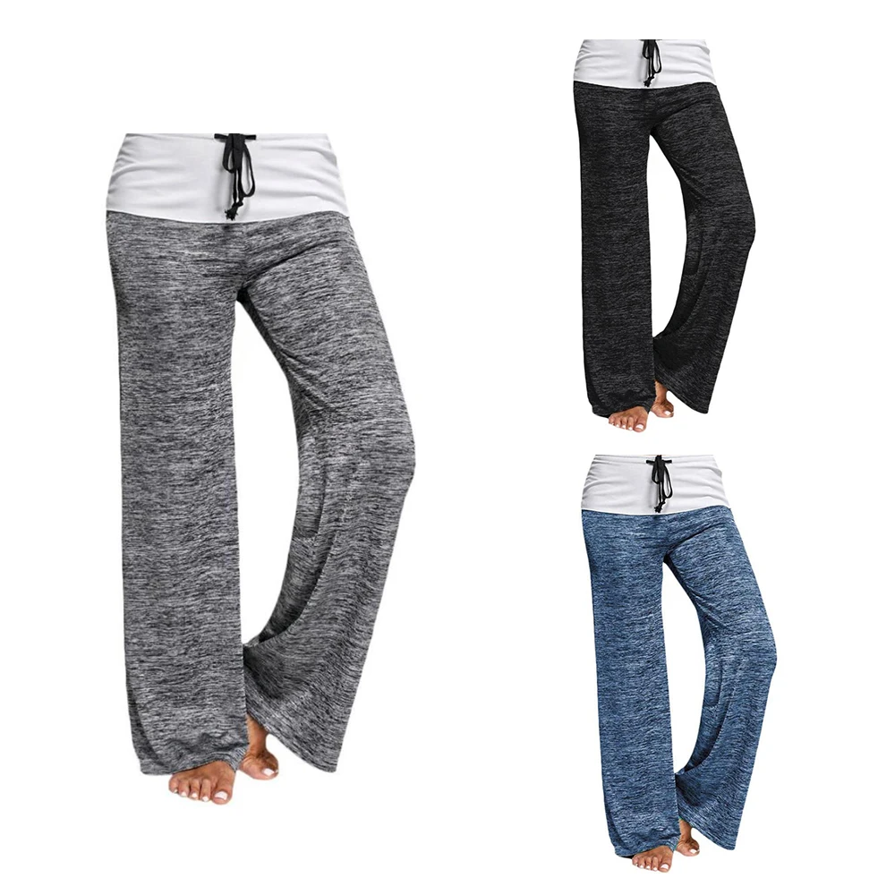 Latin Dance Yoga Pants Modal Fitness Leggings Sports Gym Exercise XL Loose Sweatpants Solid