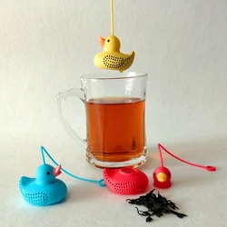 Little Yellow Duck Silicone Tea Infuser Strainers Filter