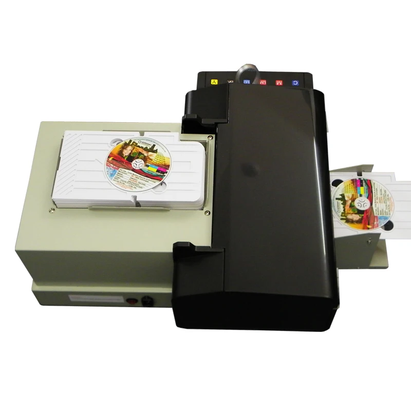 Impressora de cd e disco de dvd automática, 50 peças, bandeja de cd/pvc ...