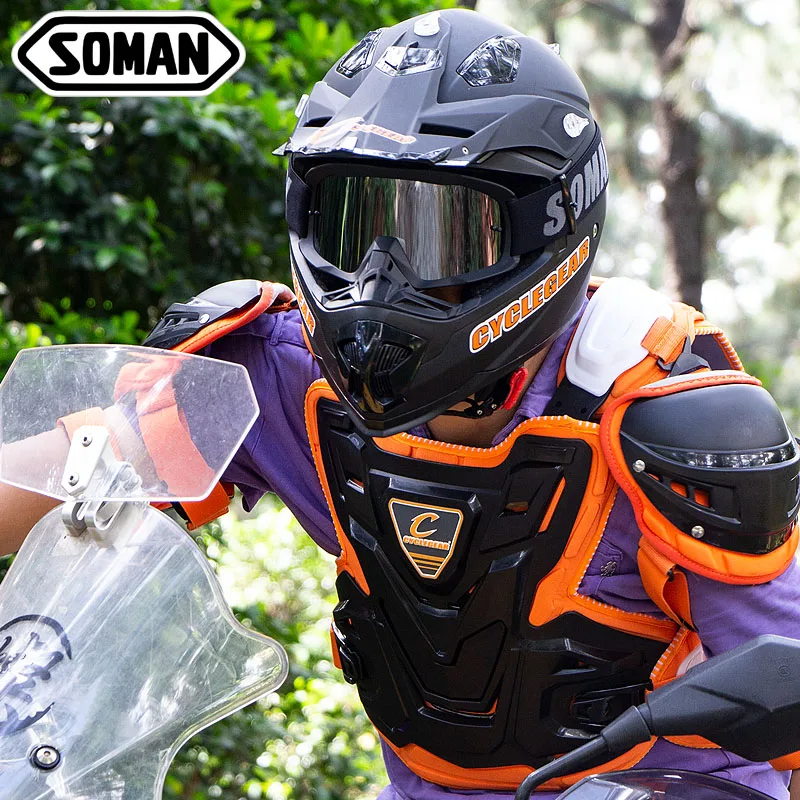 SOMAN SM16 New Motocross Off Road Goggles Dirt Bike Oculos Motorcycle Cycling Goggle Moto Bike Gafas Sport Okulary