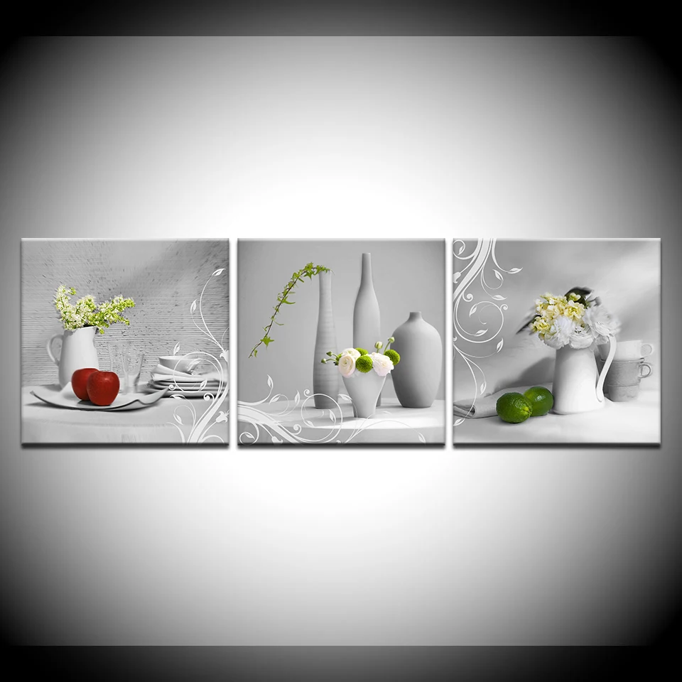 Modern Kitchen Art Picture Painting Combination food Oil Paintings