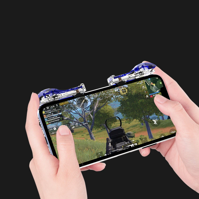 For PUBG Mobile Gamepad Fire Button Aim Key L1R1 Shooter Pubg Controller Smart Phone Mobile Gaming Trigger