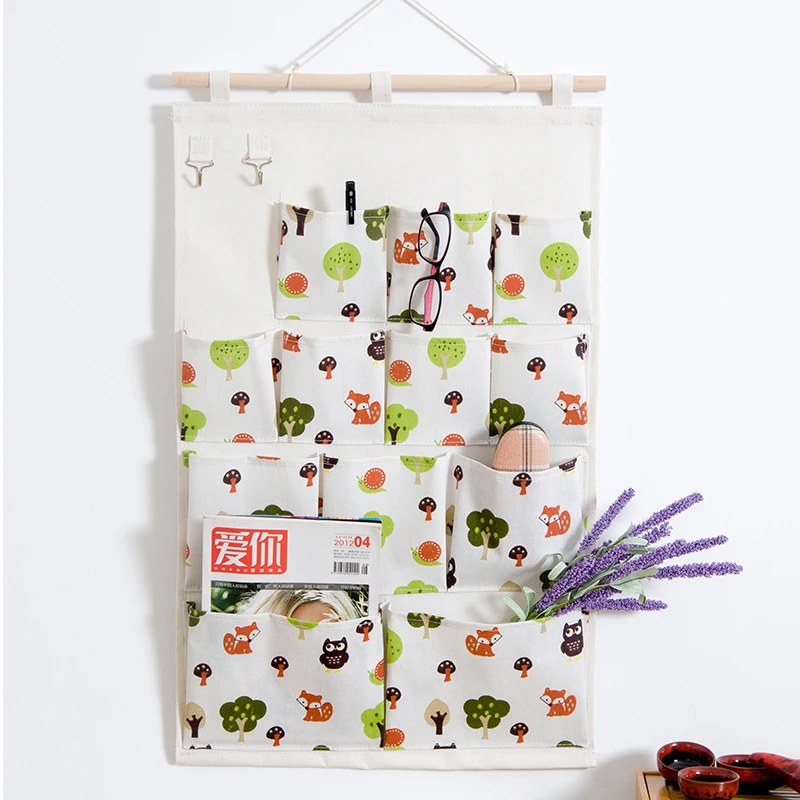 

Hanging Organizer With Pockets Wall Door Hanging Storage Bags Hanging Toilery Bags Organizadores Para Closet 13 Pockets Holder