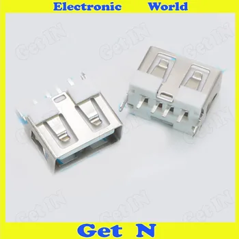 

500pcs Vertical AF 10.0mm USB 2.0 Female Plug Type A