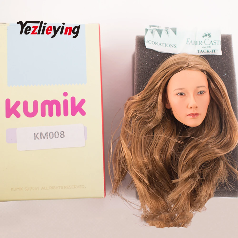 KUMIK KM008 1//6 Beauty Headplay Female Head Sculpt