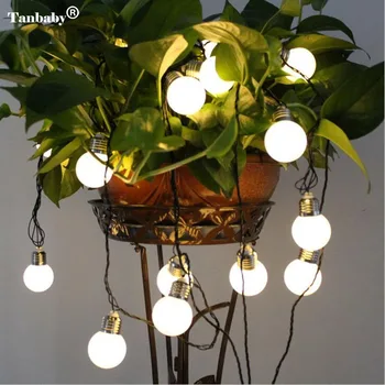 

Solar LED String light Global Ball Fairy rope outdoor Christmas Solar Powered Holiday Party Home Decoration lighting