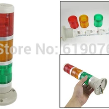 Светодиодный фонарь сигнала промышленные башня светло-красный желтый и зеленый цвета безопасности Предупреждение лампа-стойка системы сигнализации 12 V 24 V 110 V 220
