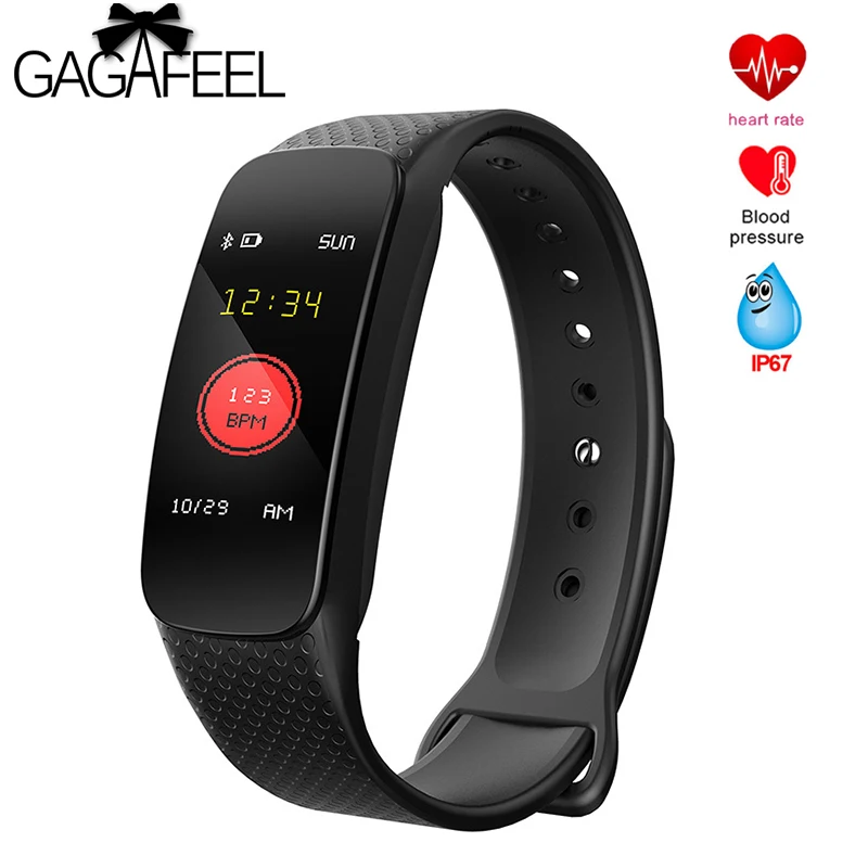 

Gagafeel L6 Smart Bracelet Pedometer FitnessTracker Heart Rate Wristband Blood Pressure Waterproof Sport Watch Band Bracelet