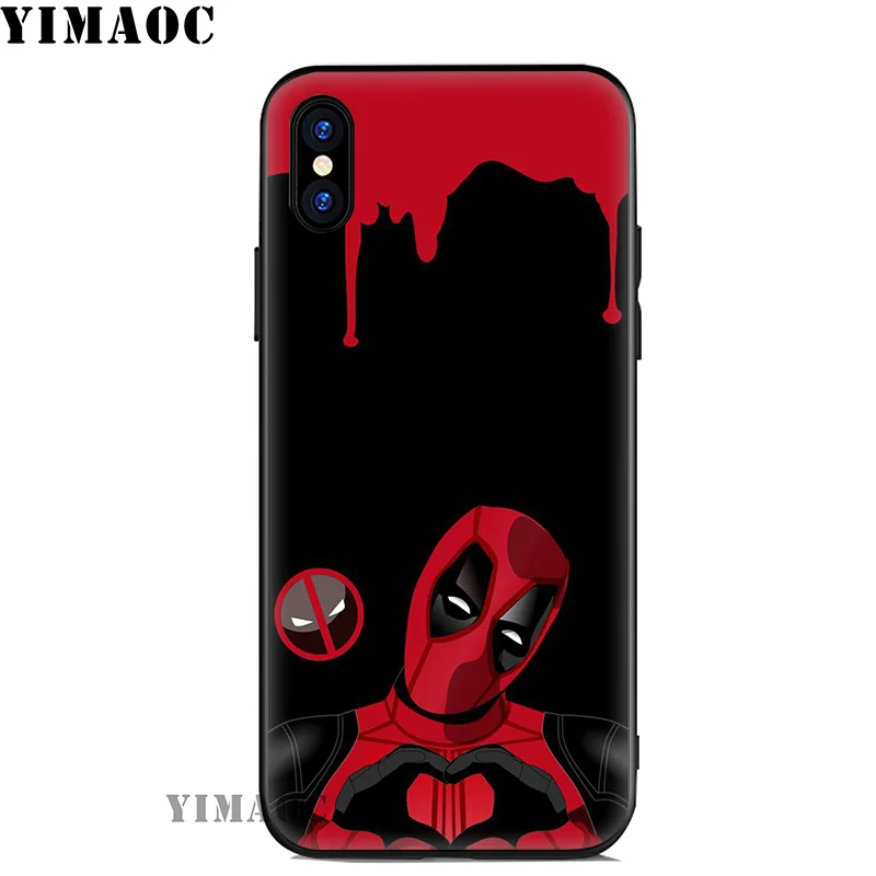 Мягкий силиконовый чехол YIMAOC Deadpool Dead pool для iPhone 11 Pro Xr Xs Max X или 10 8 7 6 6S Plus 5 5S SE - Цвет: 6