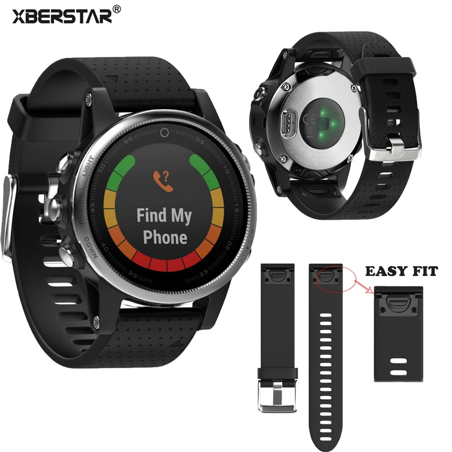 fenix 5s strap size