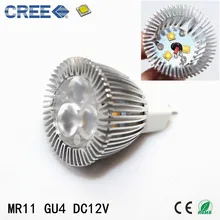 Мини Светодиодный точечный светильник MR11 DC12V 3W 3X1 Вт CREE Светодиодный точечный светильник GU4 35 мм 450лм светильник-свеча для бизнеса