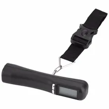 1 комплект Карманные электронные цифровые весы 10 г/40 кг Висячие багажные весы безмен Черный рыболовный крючок весы