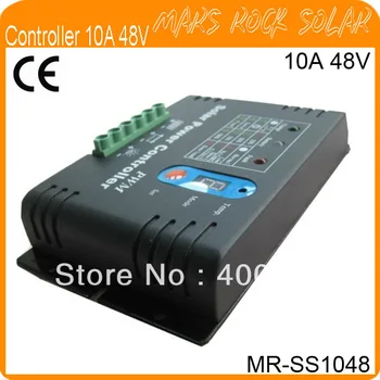 

10A 48V PWM Solar Charge Controller with Metal Shell,LED Digital Display,Temperature Compensate,Workable for Home System &Light