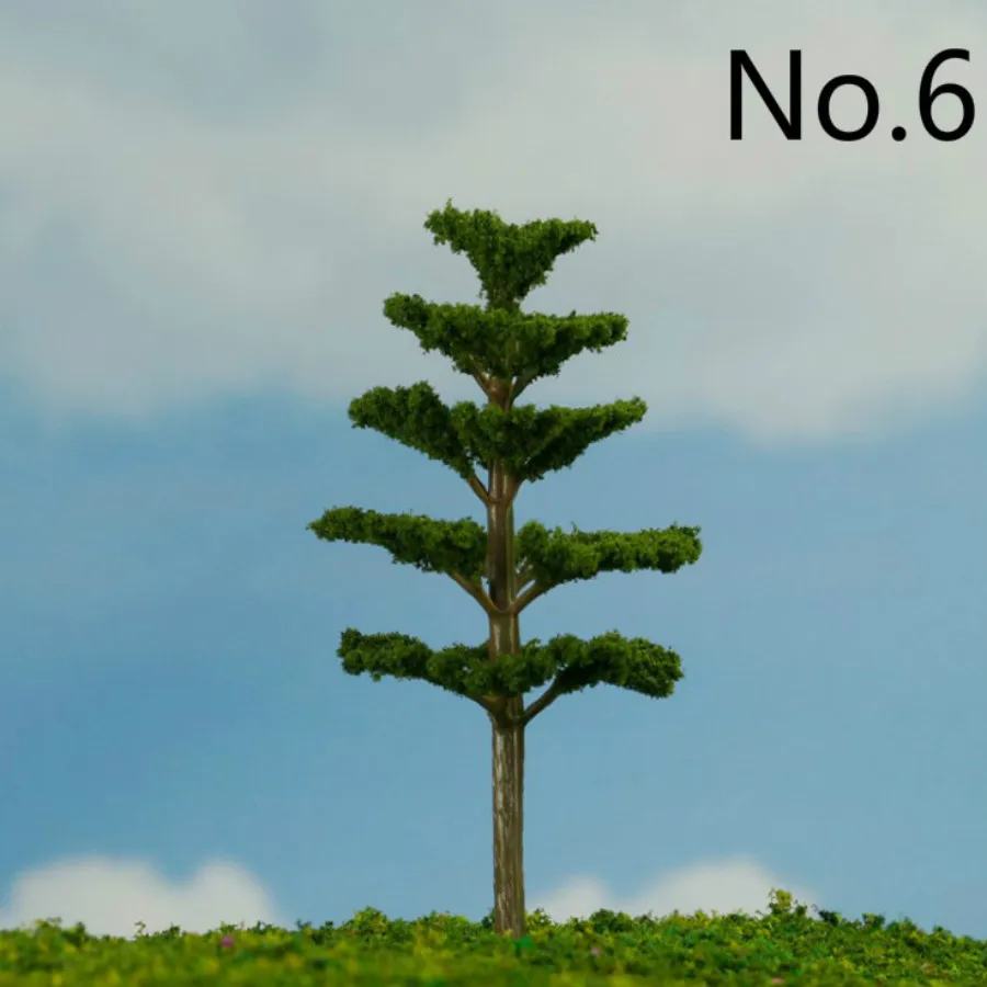 200PcsLot 1500 Scale Mini Plastic Model Trees Train Railroad Scenery for House Classroom Park Layout Scene Kids Toy (5)