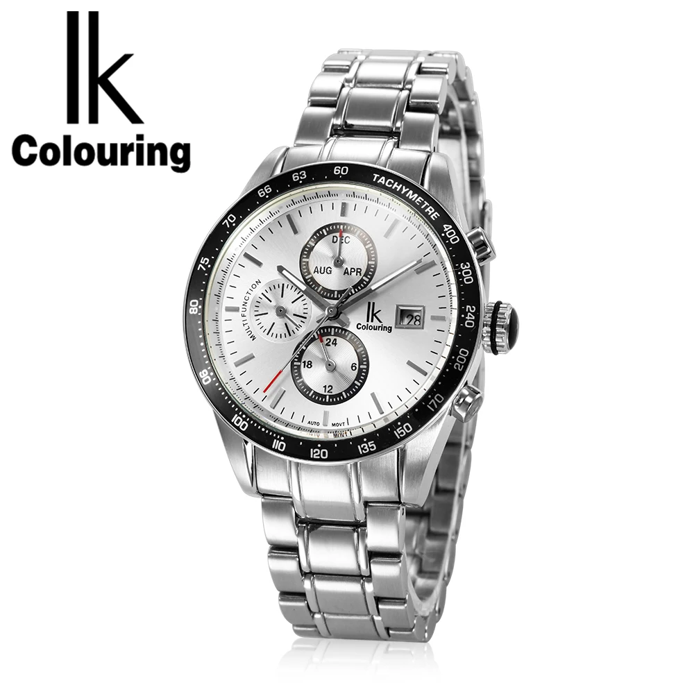 IK coloring мужские часы люксовый Топ бренд механические наручные Relogio Masculino бизнес