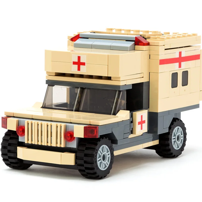 260pcs Ambulance Assembled Plastic Building Blocks Children Enlighten Toy Truck Baby Boy Toys Enlighten K0268-29011 baby-building-blocks : image 260pcs Ambulance Assembled Plastic Building Blocks Children Enlighten Toy Truck Baby Boy Toys Enlighten K0268-29011 baby-building-blocks