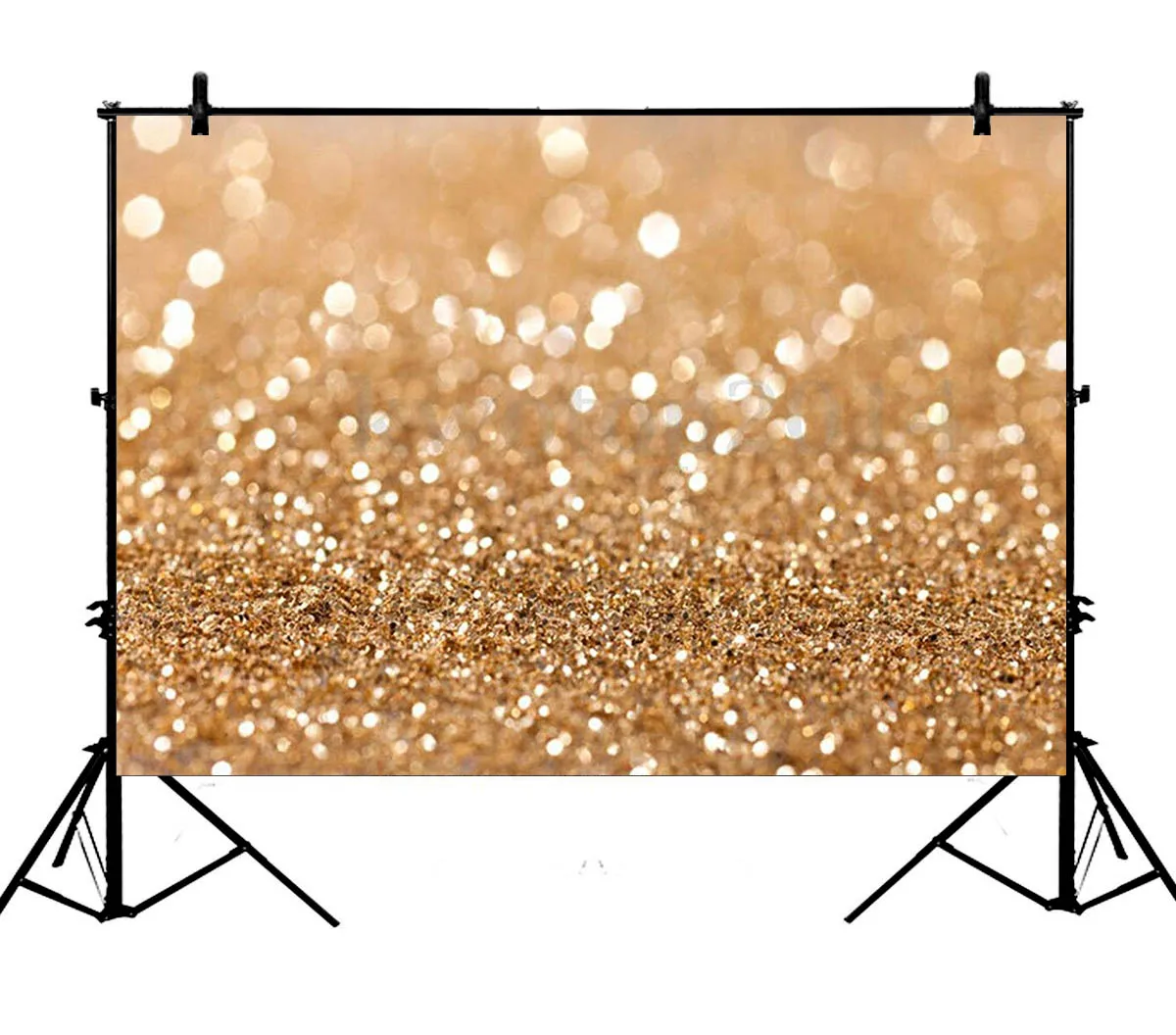 

5x7ft Yellow Glitter Bright Dots Wedding Birthday Polyester Photo Background Portrait Backdrop