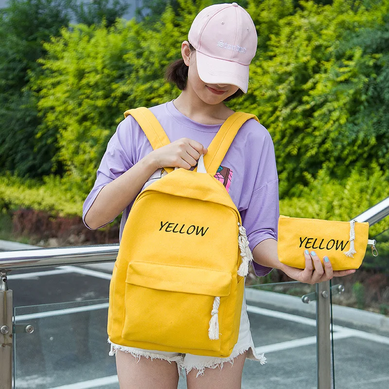 Chica bolsas para la escuela de los adolescentes mujeres mochila de cuero negro de las mujeres mochilas de mujer mochila mochilas mujer 2018 amarillo Chica bolsas para la escuela de los adolescentes mujeres mochila de cuero negro de las mujeres mochilas de mujer mochila mochilas mujer 2018 amarillo