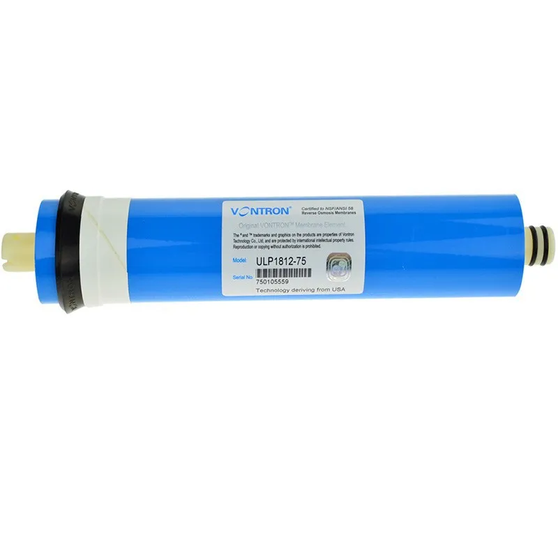 Vontron ULP1812-75 фильтр для воды 75 gpd RO мембрана NSF используется для системы обратного осмоса